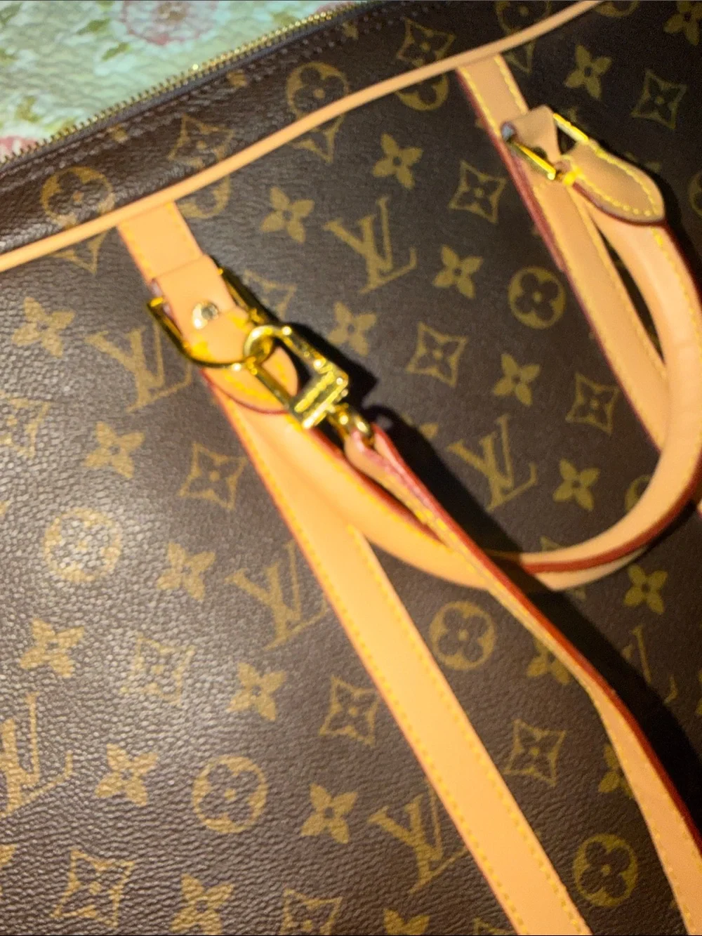 Brown Monogram Canvas Travel Briefcase 12”x 15”